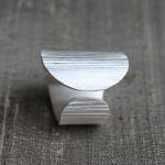 Textured Adjustable Silver Ring
